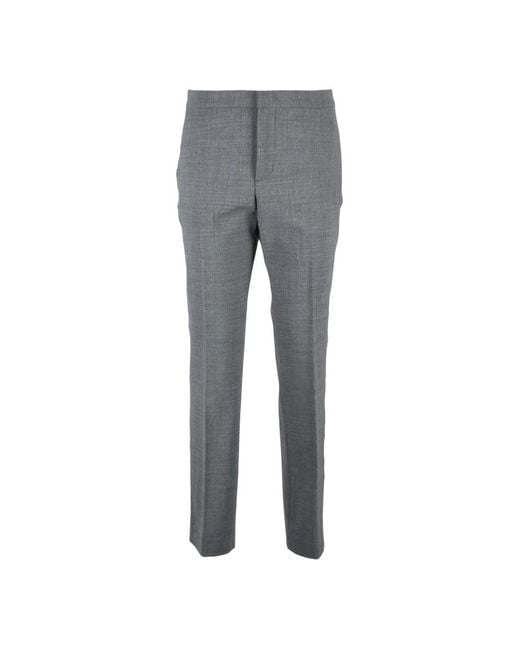 Fabiana Filippi Gray Slim-Fit Trousers