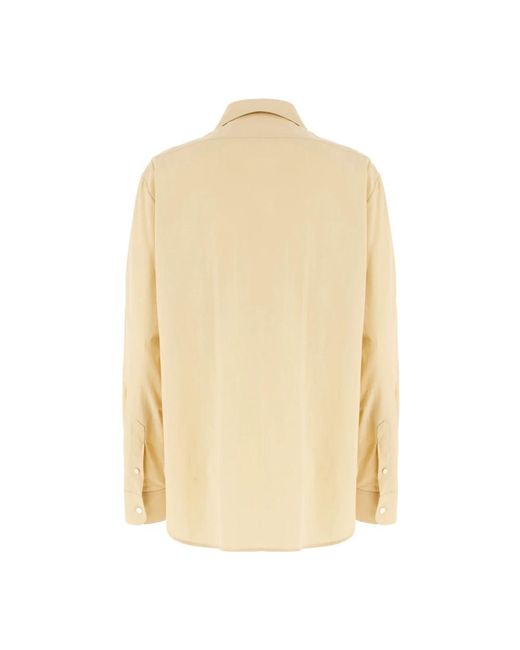 The Row Overhemden ,Katoen Margan Shirt in het Natural