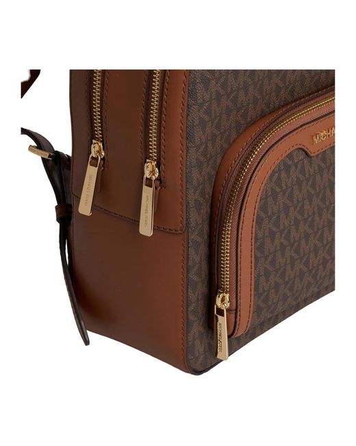 Michael Kors Brown Backpacks