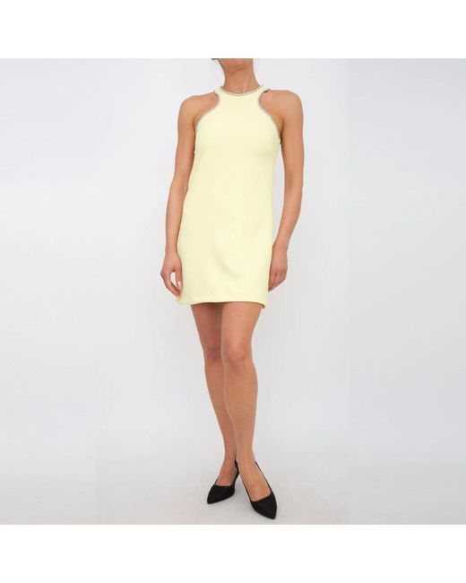Nenette Yellow Short Dresses