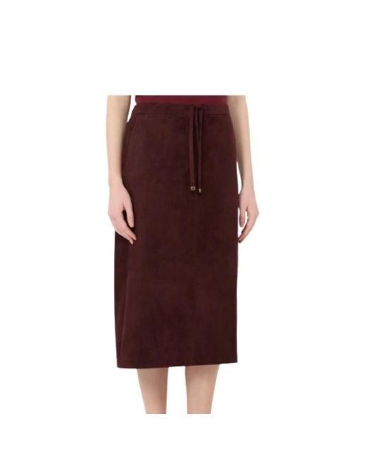Max Mara Purple Midi Skirts