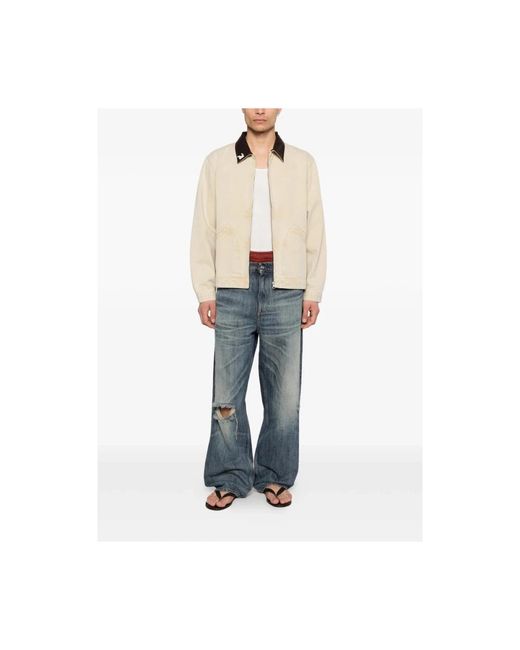 Carne Bollente Natural Denim Jackets for men