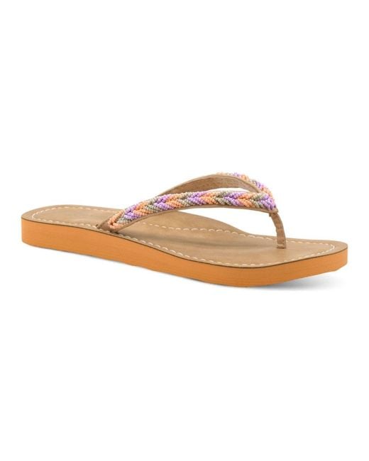 Tamaris Brown Flip Flops
