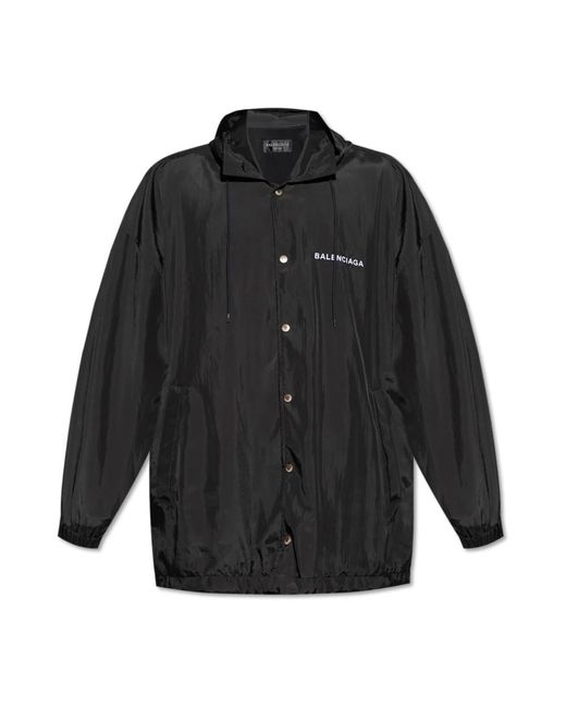 Balenciaga Black Light Jackets for men