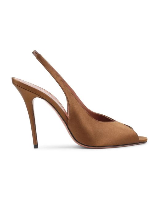 AMINA MUADDI Brown High Heel Sandals