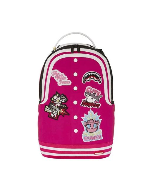 Sprayground Varsity Dlx Backpack in Pink für Herren