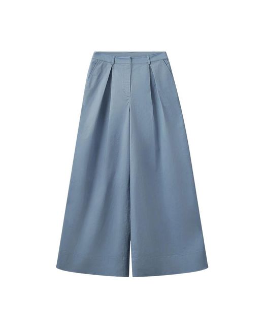 THE GARMENT Blue Wide Trousers