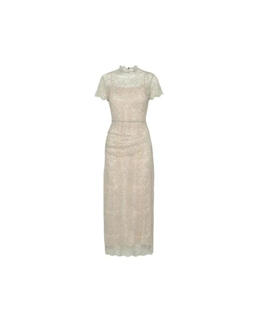 ROTATE BIRGER CHRISTENSEN Natural Maxi Dresses