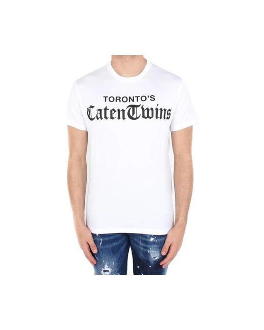 DSquared² T-Shirts in het White voor heren