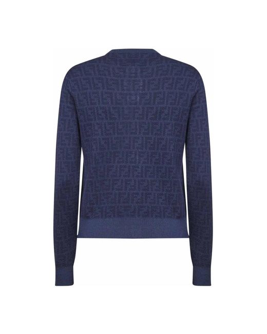 Fendi Cardigan in het Blue