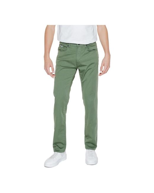 Gas Green Chinos for men