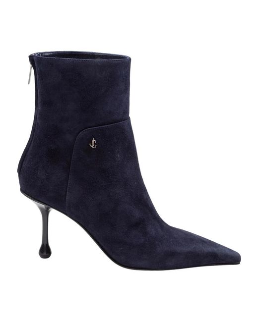 Jimmy Choo Blue Heeled Boots