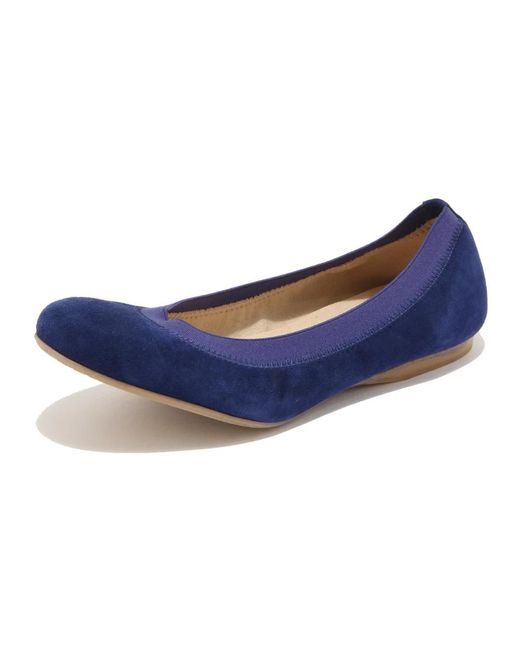 Stuart Weitzman Blue Ballerina Shoes