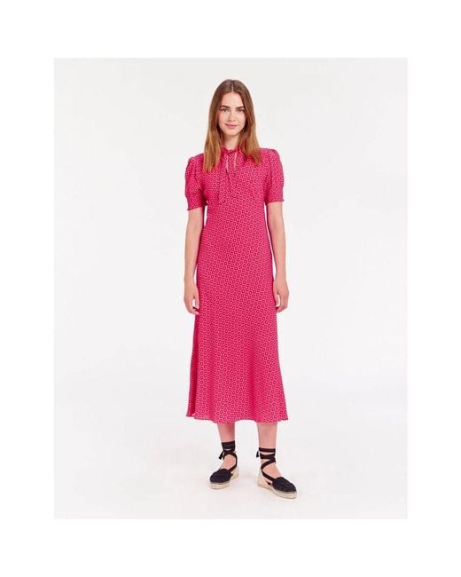 Midi Dresses di Ines De La Fressange Paris in Pink