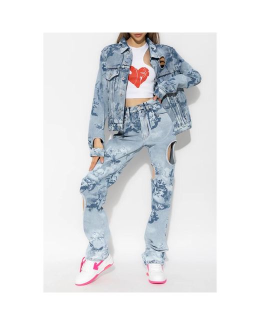Off-White c/o Virgil Abloh Blue Denim Jackets