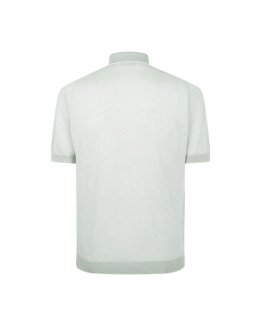 FILIPPO DE LAURENTIIS Blue Polo Shirts for men