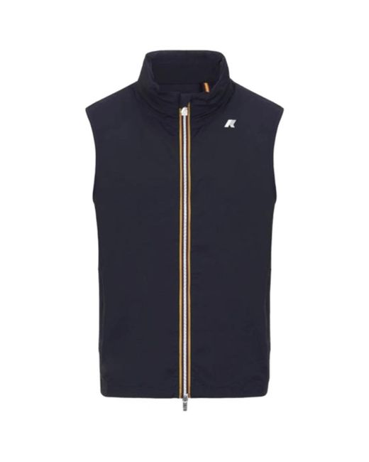 K-Way Blue Vests for men