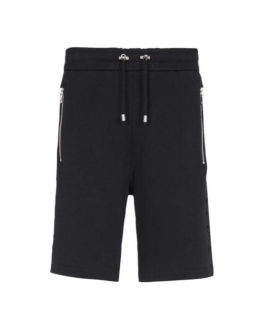 Balmain Blue Casual Shorts for men