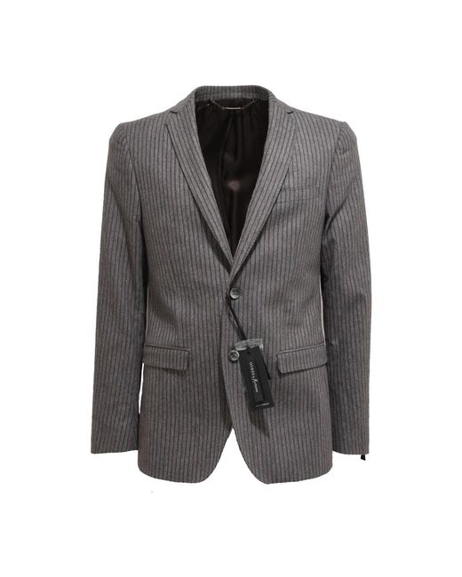 Guess Gray Blazers for men