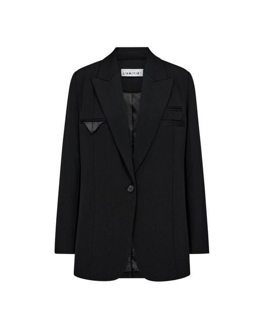Haute L'Amitié Black Premiere Single Blazer