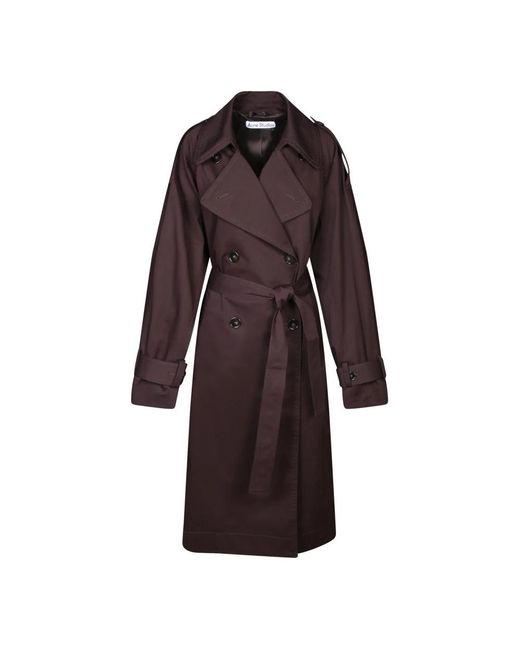 Acne Brown Trench Coats