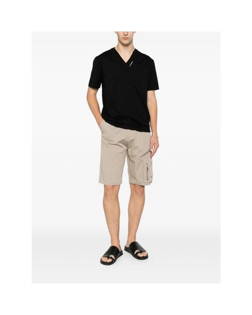 Les Hommes Black T-Shirts for men
