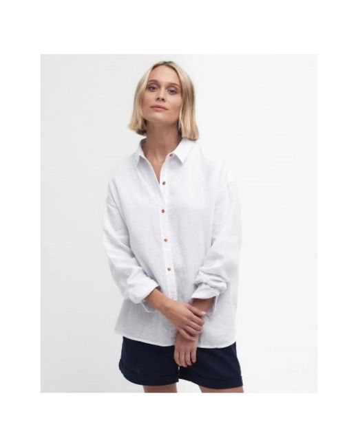 Blouses & shirts > shirts Barbour en coloris White