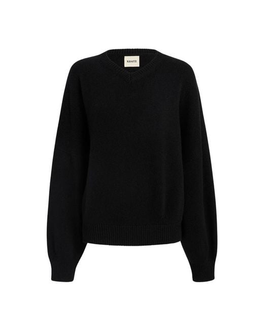 Khaite Round-Neck Knitwear in het Black