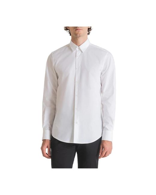 Men's shirt di Antony Morato in White da Uomo