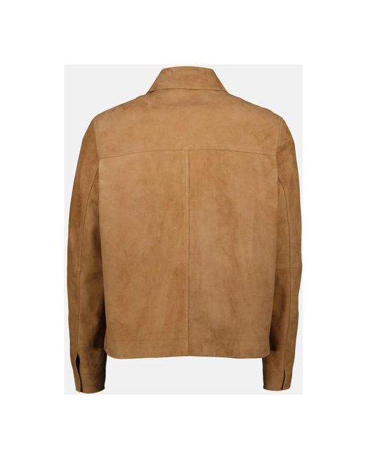 Leather Jackets Dior de hombre de color Brown