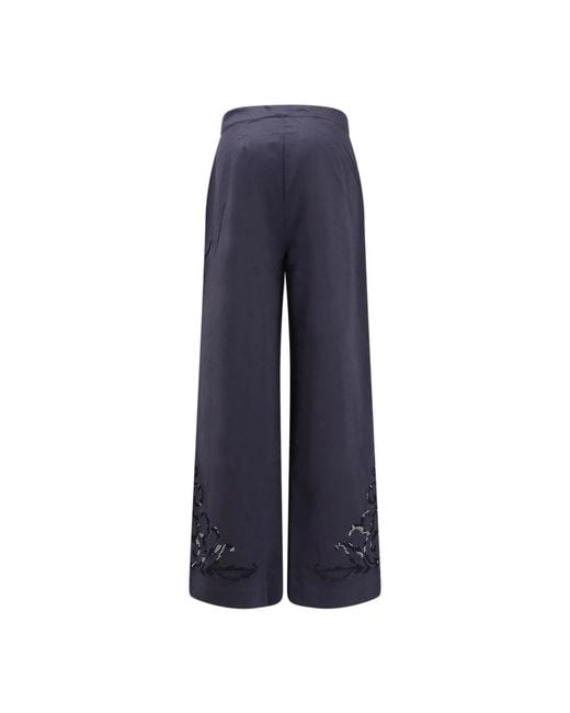 Scarlett Poppies Blue Wide Trousers