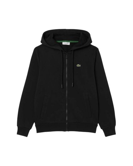 Zip-Throughs di Lacoste in Black