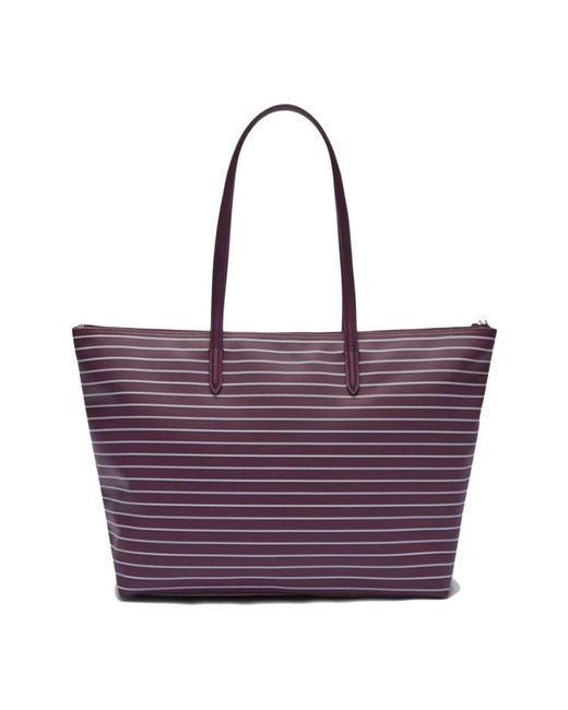 Lacoste Purple Shopping Bags