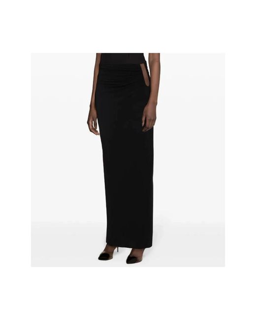 Magda Butrym Black Maxi Skirts