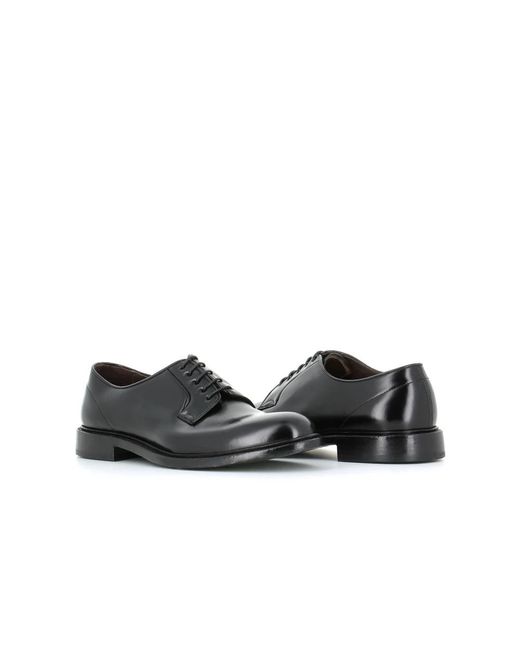 Green George Black Business Shoes for men