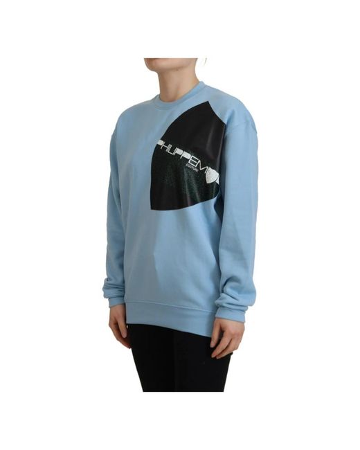 Philippe Model Blue Sweatshirts