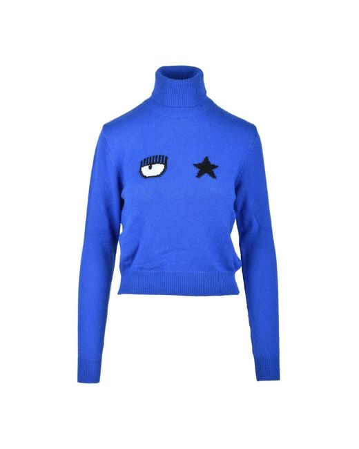 Chiara Ferragni Blue Chiara Ferragni Pullover