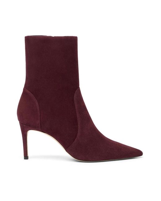 Stuart Weitzman Purple Heeled Boots