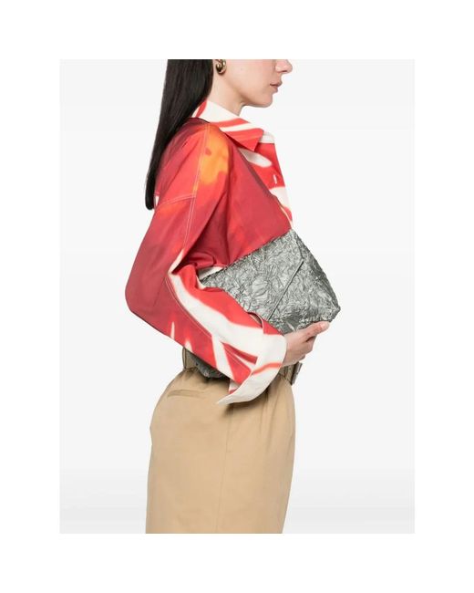 Dries Van Noten Gray Shoulder Bags