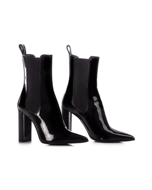Le Silla Black Heeled Boots