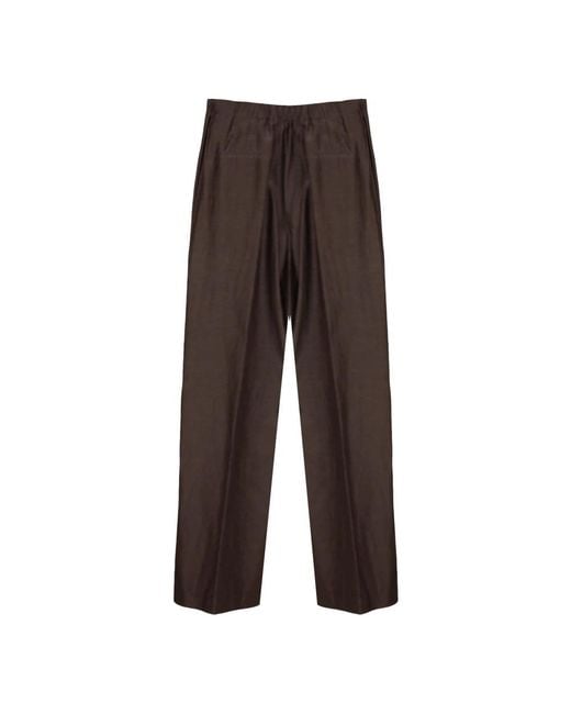 Kiltie Brown Wide Trousers