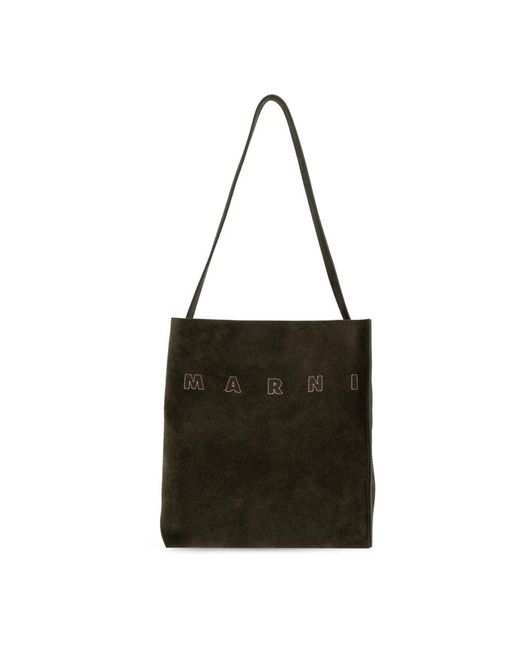 Marni Black Shopping Bags