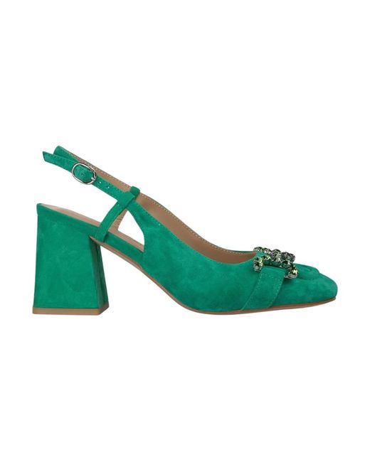 Alma En Pena. Green Hohe schuhe steigbügelabsätze