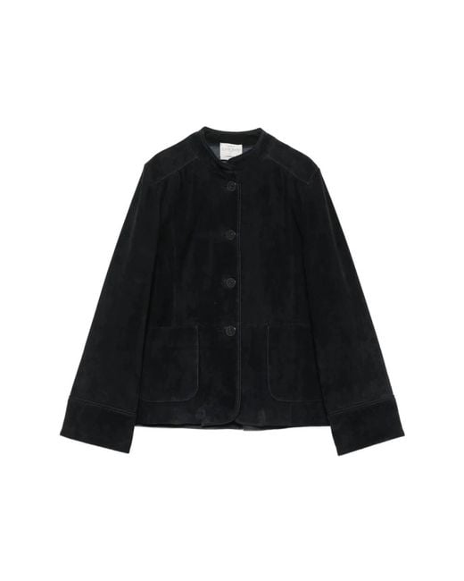 Forte_forte Black Leather Jackets