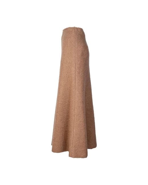 Jucca Brown Maxi Skirts