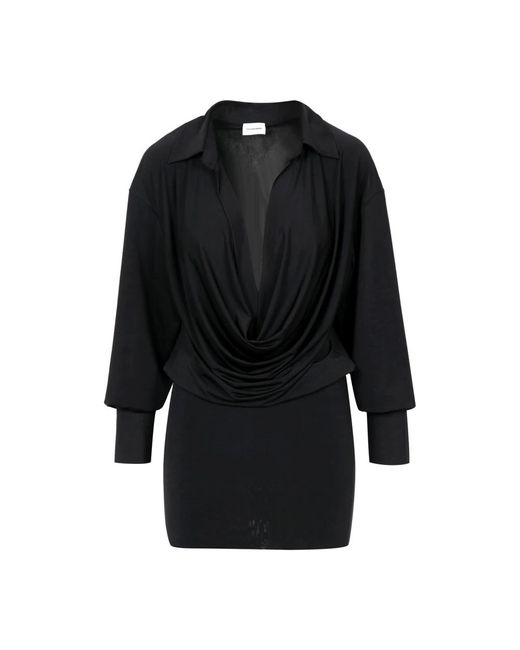 ANDAMANE Black Short Dresses