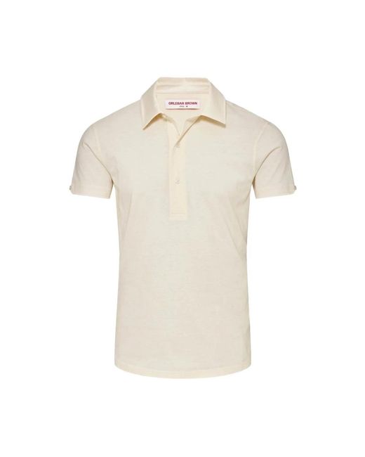 Orlebar Brown Natural Polo Shirts for men