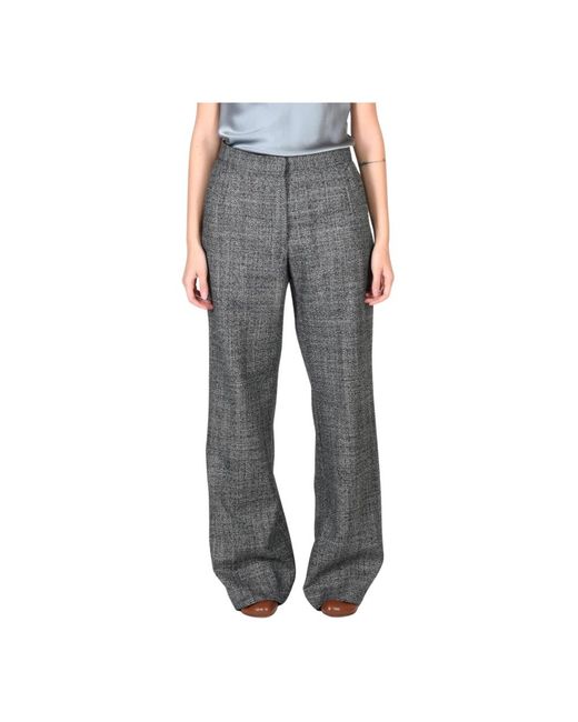 Pantaloni in lana di Dries Van Noten in Gray