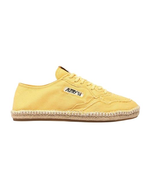 Autry Yellow Sneakers