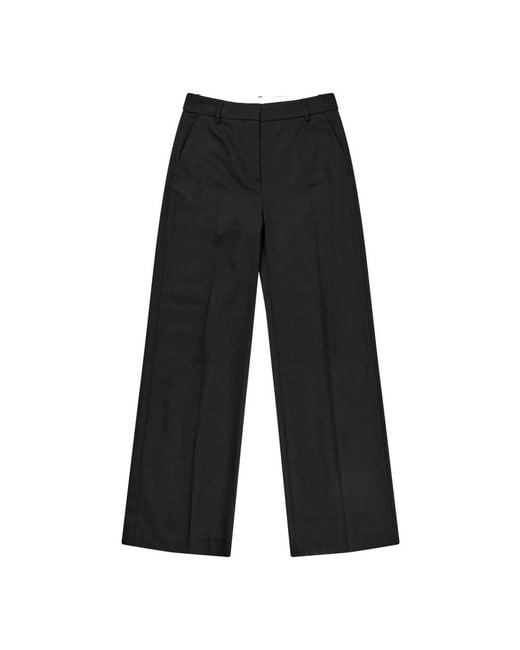 Munthe Black Schwarze Straight-Leg Sumatra Hose
